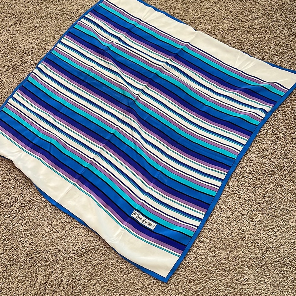 Yves St Laurent silk scarve
